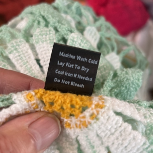 NWOT POL Mint Green Crochet Cardigan - Picture 5 of 5